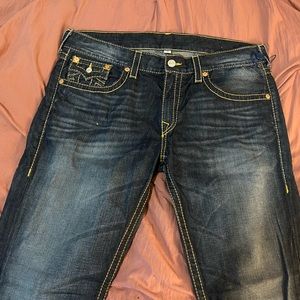 True religion jeans size 38, straight leg .